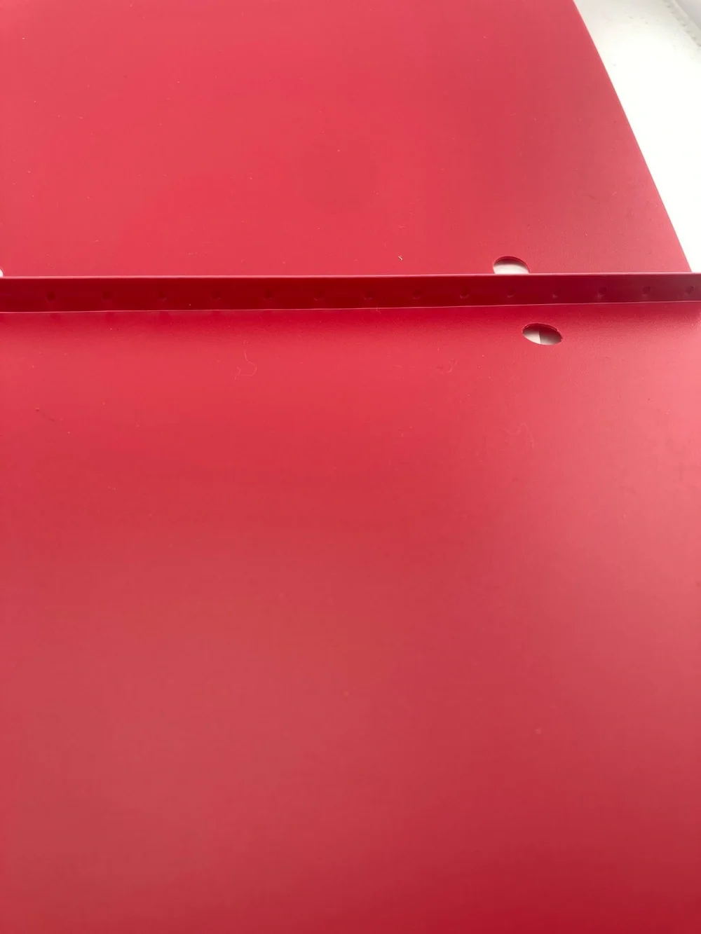 10) Mead Five Star 2-Pocket Folder in Red Plastic Heavy Duty